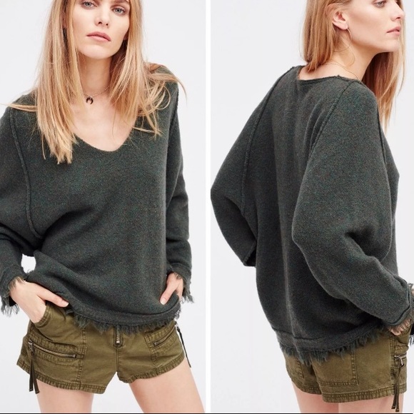 Free People Sweaters - Free People Irresistible Fringe Trim Sweater